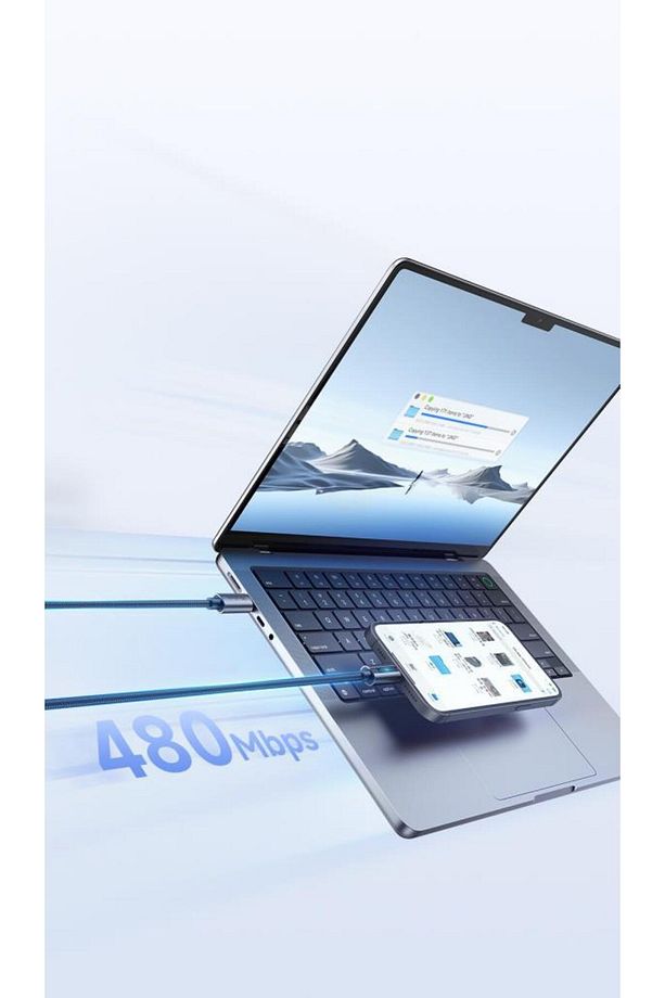 Ca-5740 Pd 100 W Type-c To Type-c Hızlı Şarj Kap 1.2m-siyah - 2