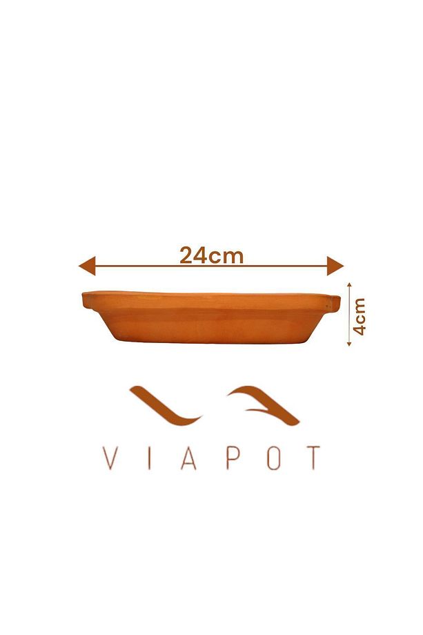 2 Adet Trakya Güveç Fırın Tepsı Içi Sırlı Çömlek 24x14x4cm 540ml - 4