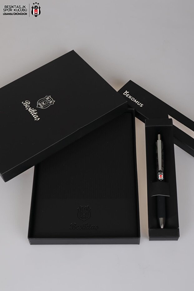 Licenssed Special Boxed Leather Agenda and Special Boxed Hybrid Ballpoint Pen Set