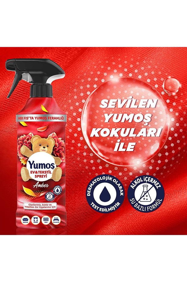 Sprey Yıkanması Zor Eşyalar Için Giysi Spreyi Amber 450 ml X1 Sprey Lilyum 450 ml X2 - 7