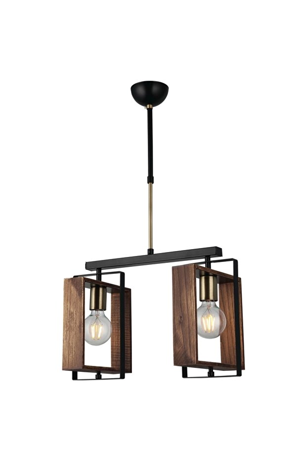 Karo Eskitme Siyah Avize - 1