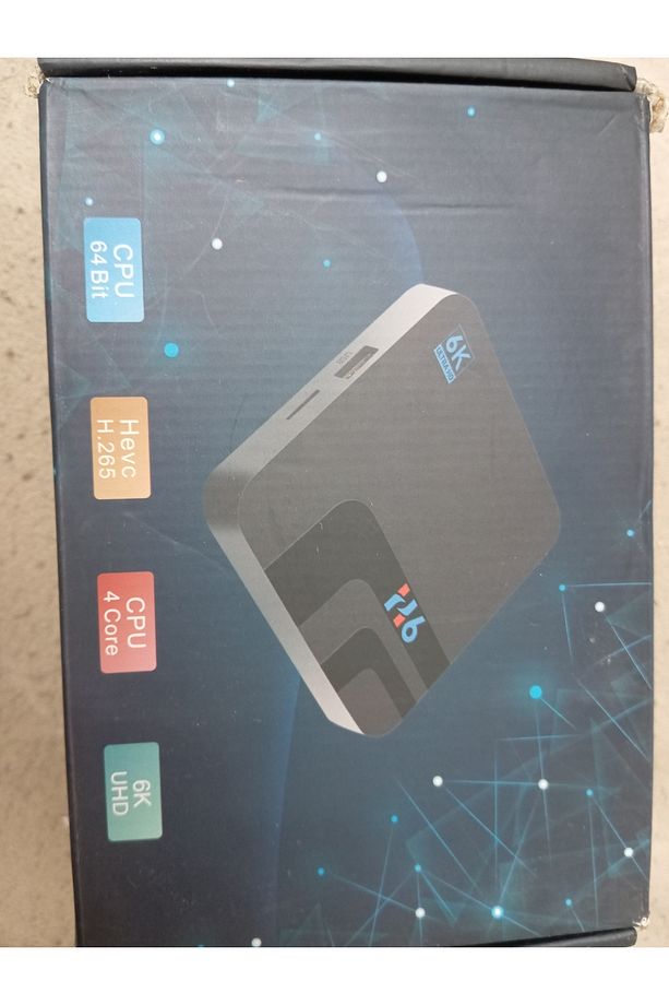 H6 model Allwinner CPU ile 4/32gb 6K android Tvbox - 2