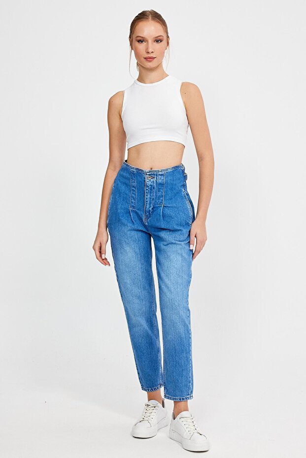 SPECIAL COLLECTION ADJUSTABLE WAIST DENIM PANTS (AG-1046-2)