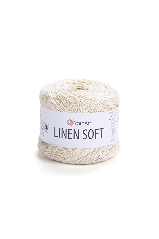 Soft Linen Seasonal Blouse, Cardigan Knitting Yarn - 7302