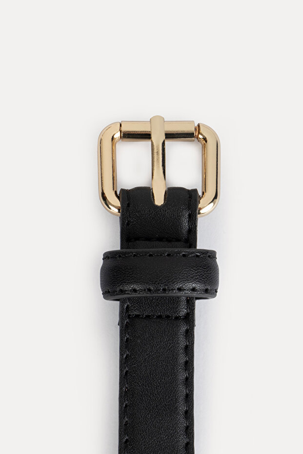 حزام جلدي رفيع - 2