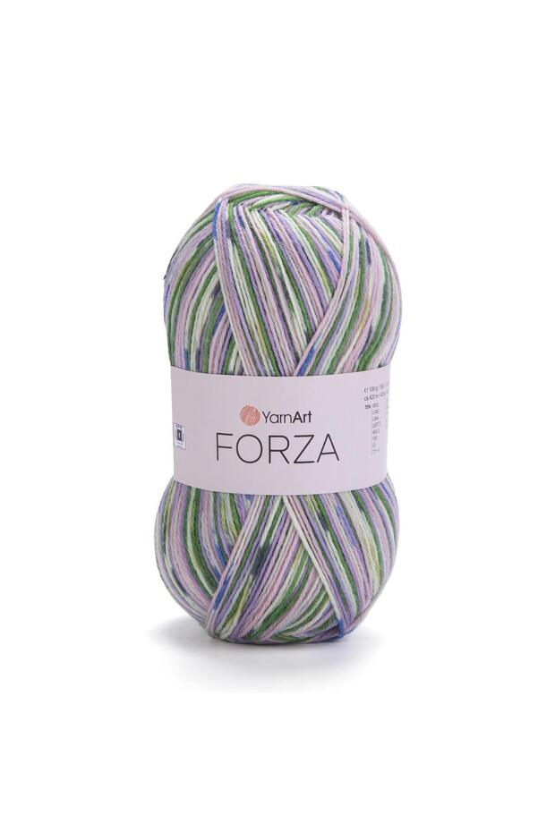 Forza Marbled Hand Knitting Yarn - Ebruli-2512 Model