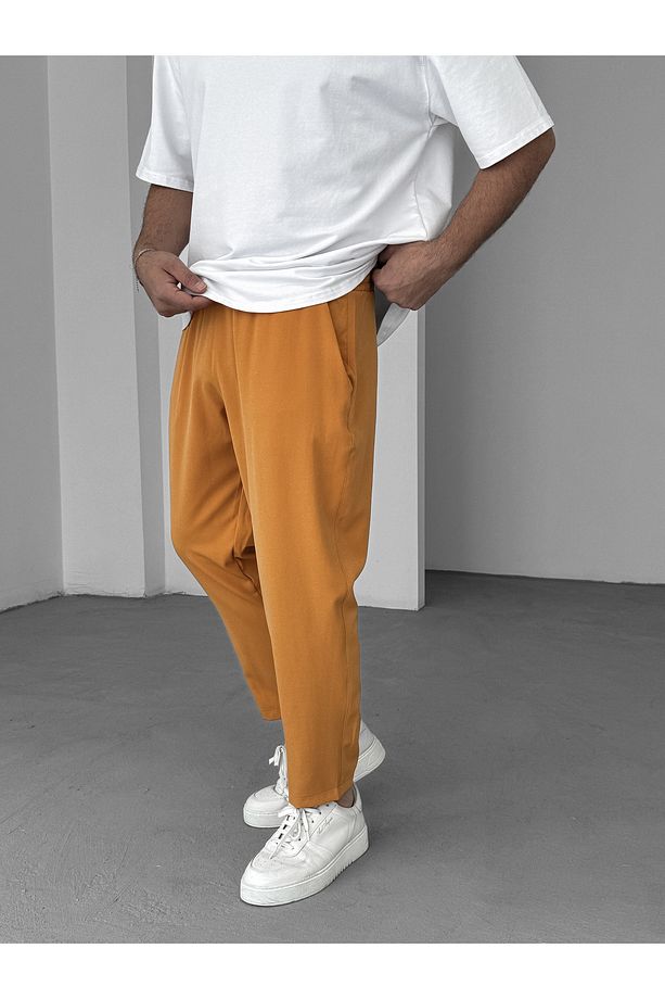 Hardal Bol Kesim Basic Pantolon BY-319 - 2
