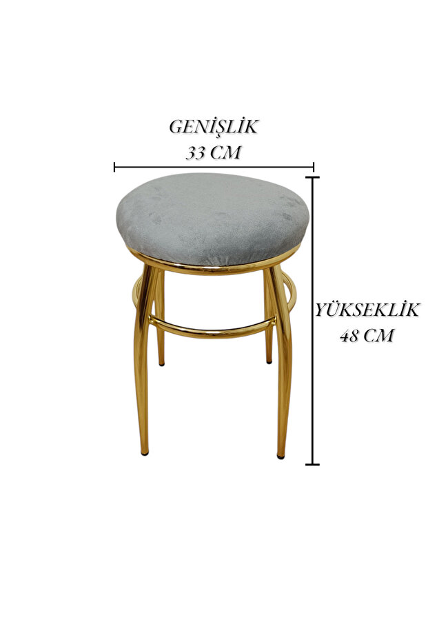 Tabure, Bar Taburesi, 2'li Tabure, Metal Ayaklı Tabure, Iç Içe Geçebilen Tabure, Ikili Tabure - 8
