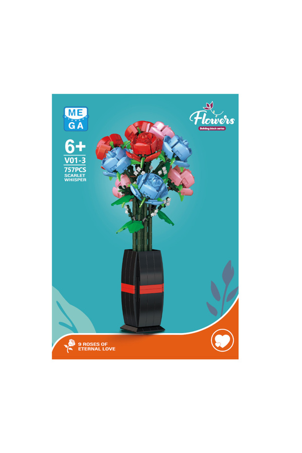 Blok Çiçek Güller 757 Parça - 2