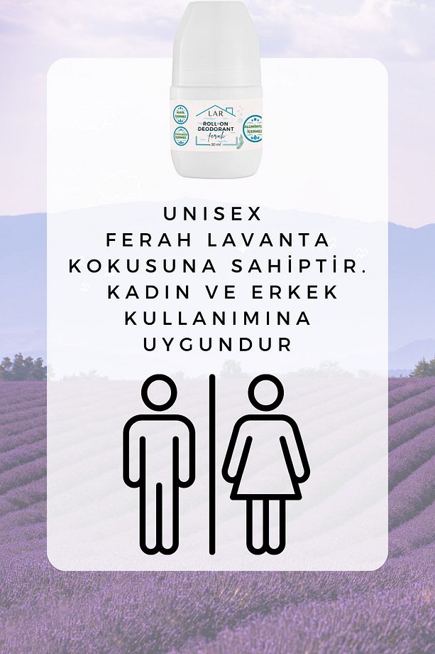 Doğal Alüminyumsuz Parabensiz Alkolsüz Vegan Ferah&çiçek Roll-on Deodorant 2li Avantajlı Paket 50ml - 4