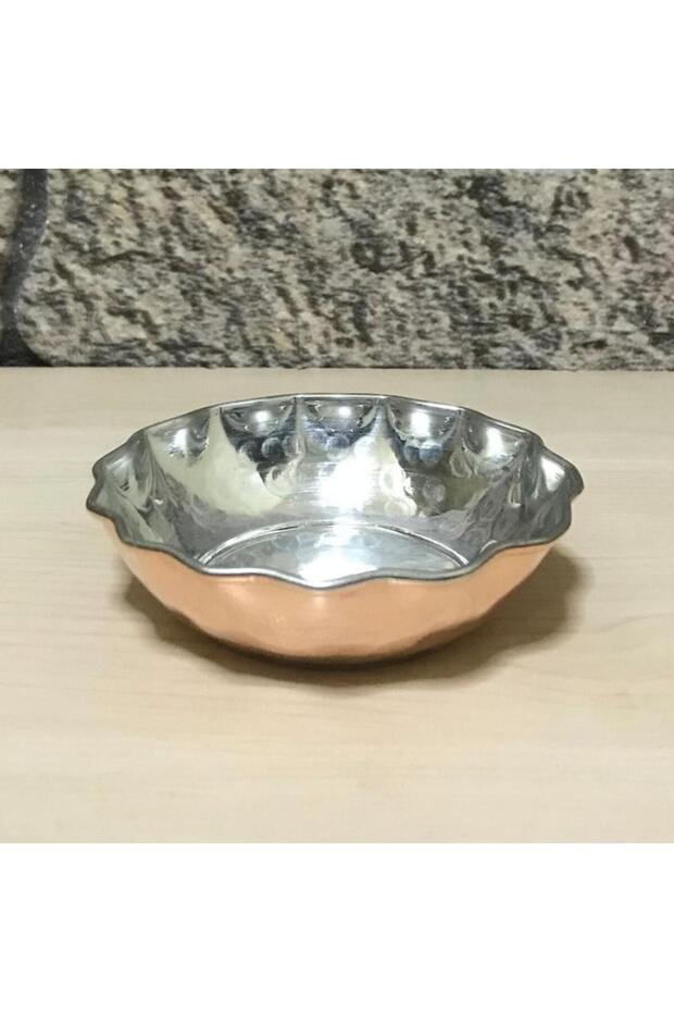 وعاء مربى نحاسي صغير مكشكش