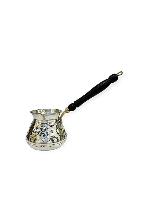 إبريق قهوة نحاسي مطرز - 5