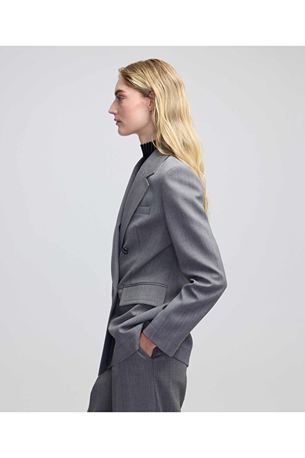 Yün karışımlı blazer - 2