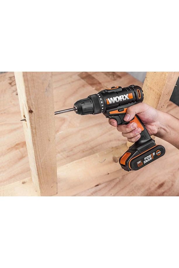 Wx100 20volt/2.0ah. Li-ion Tek Akülü Profesyonel Şarjlı Matkap - 5