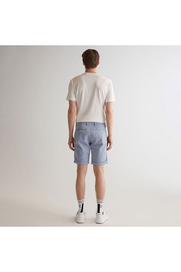 Erkek Mavi Regular Fit Şort - 2