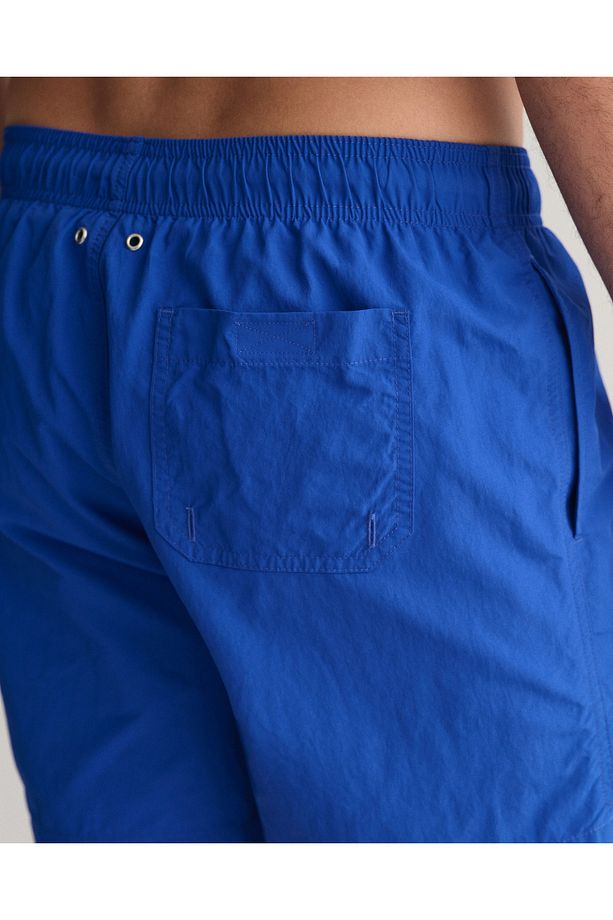 Erkek Mavi Regular Fit Logolu Mayo Şort - 7