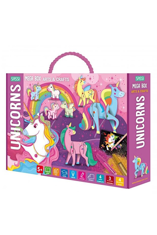 Mega Box Arts And Crafts - Unicorns - 1