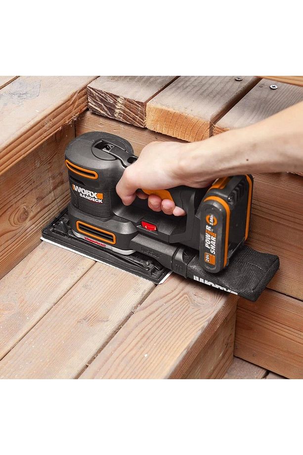 Wx820 20volt 2.0ah. Li-ion Profesyonel Devir Ayarlı Çok Amaçlı Şarjlı Zımpara - 3
