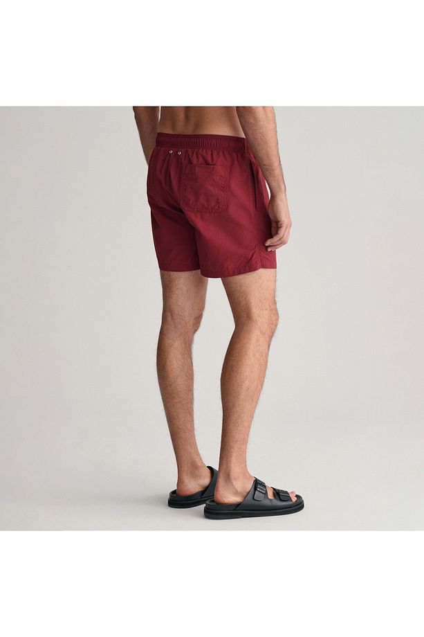 Erkek Bordo Regular Fit Logolu Mayo Şort - 3