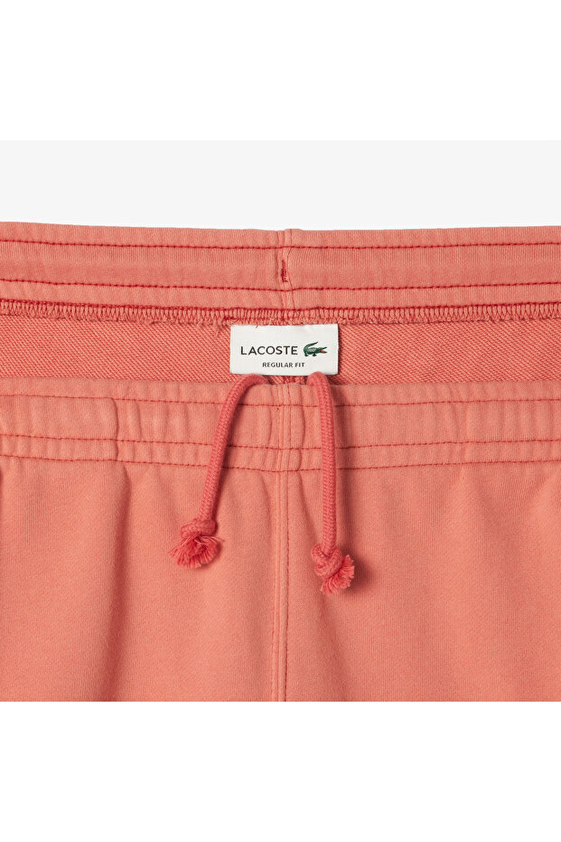 Erkek Regular Fit Baskılı Pembe Şort - 8