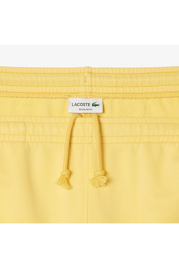 Erkek Regular Fit Baskılı Sarı Şort - 8