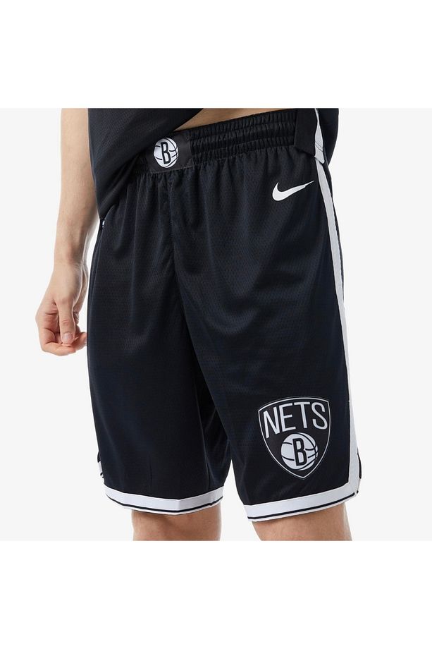 Brooklyn Nets NBA 18 Erkek Siyah Şort Şort - 2