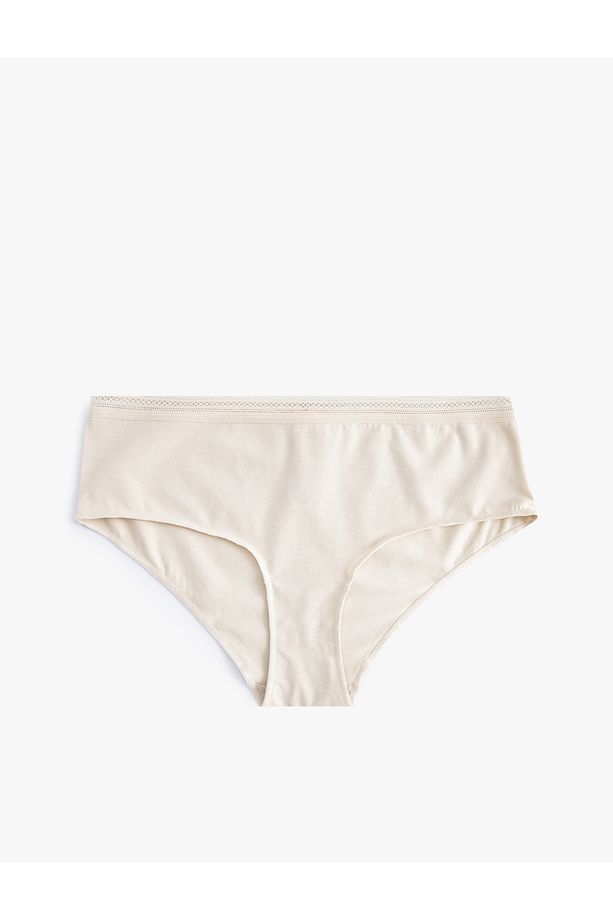 Yüksek Bel Hipster Külot Basic - 6
