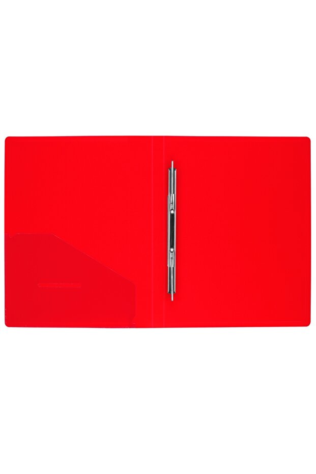 ملف زنبركي مقاس A4 باللون الأحمر غير اللامع - 2