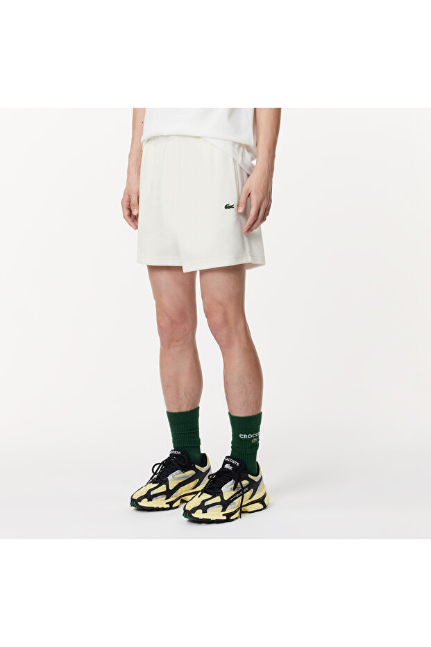 Erkek Regular Fit Beyaz Şort - 2