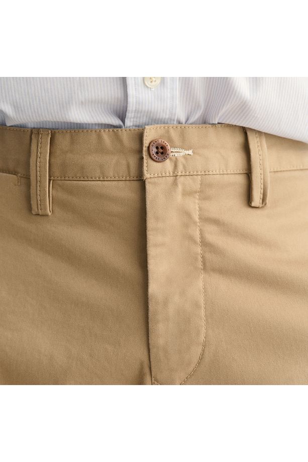 Erkek Bej Relaxed Fit Şort - 8