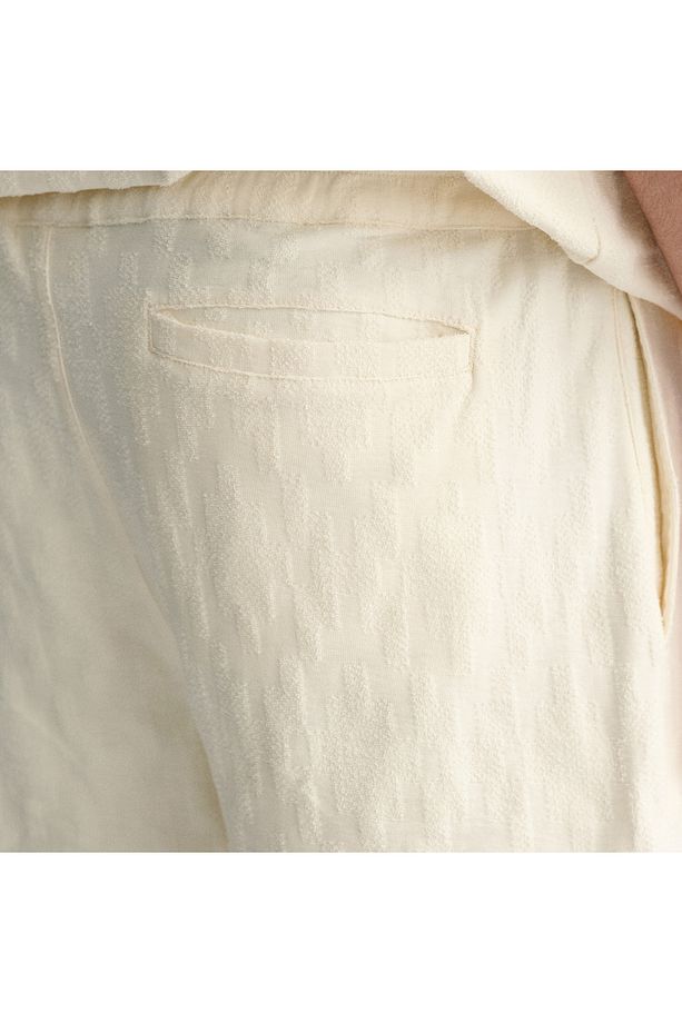 Erkek Krem Relaxed Fit Şort - 6