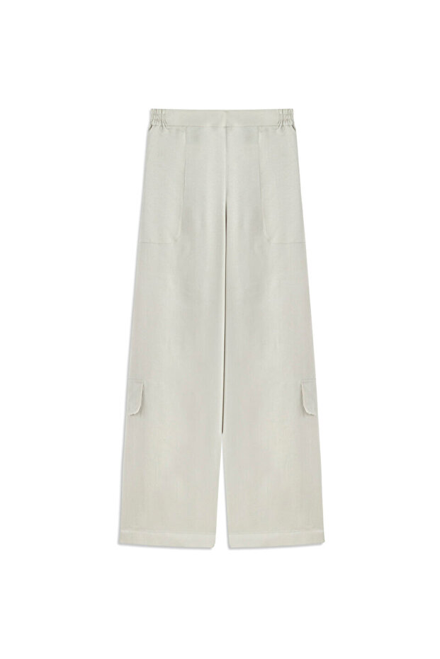 Hose mit elastischem Bund und gerader Passform - 3