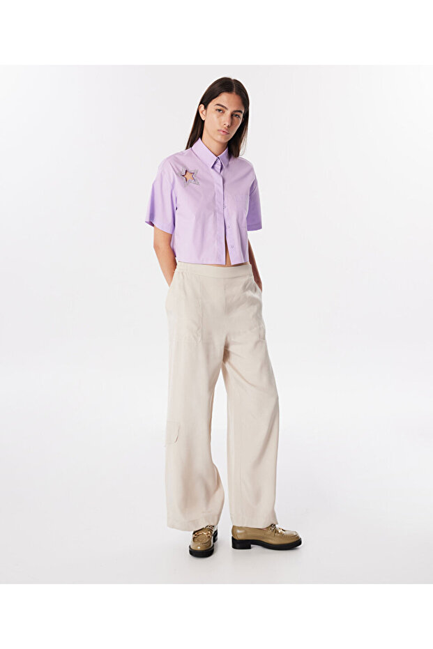 Hose mit elastischem Bund und gerader Passform - 2