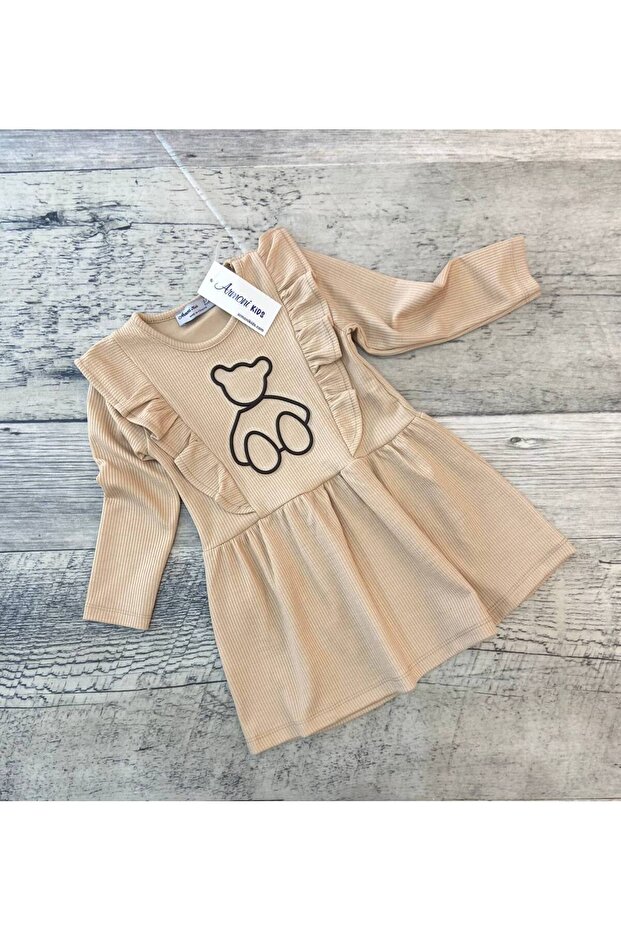 Fitilli Ayıcıklı Elbise - 2