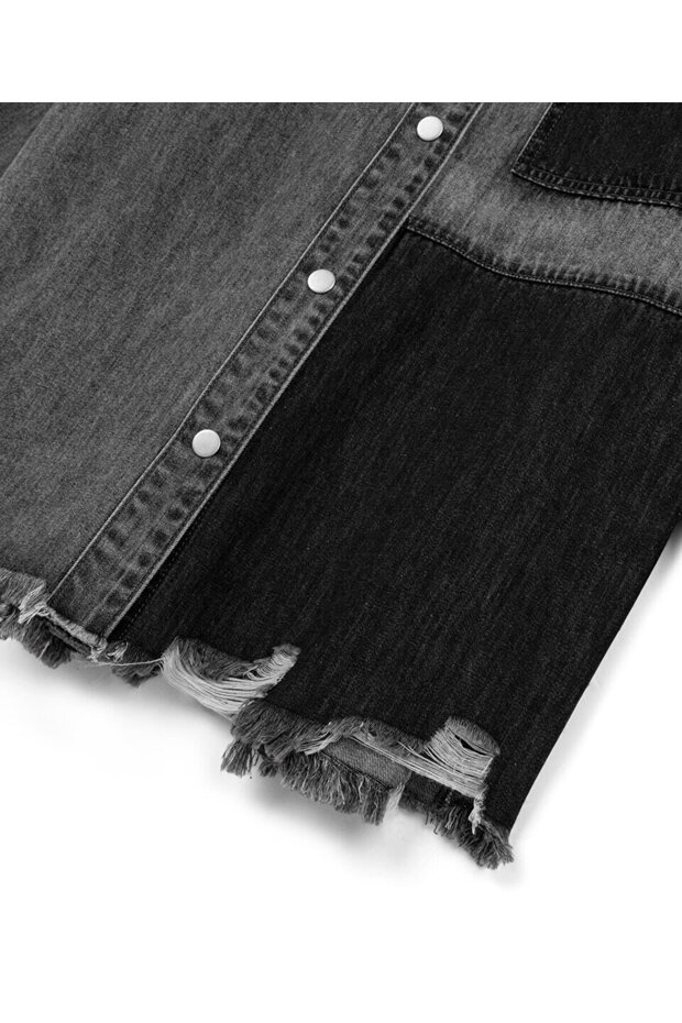 COLORBLOCK JEAN GÖMLEK - 4