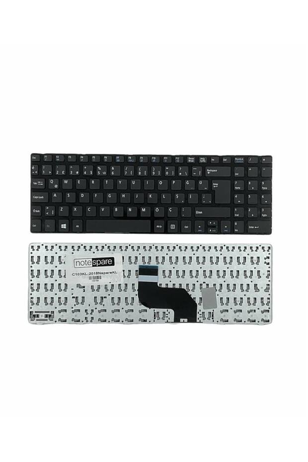 Casper ile Uyumlu Nirvana CN.TKI-620A, CNKP610, CNK-P610 Klavye Siyah Çerçeveli TR - 1