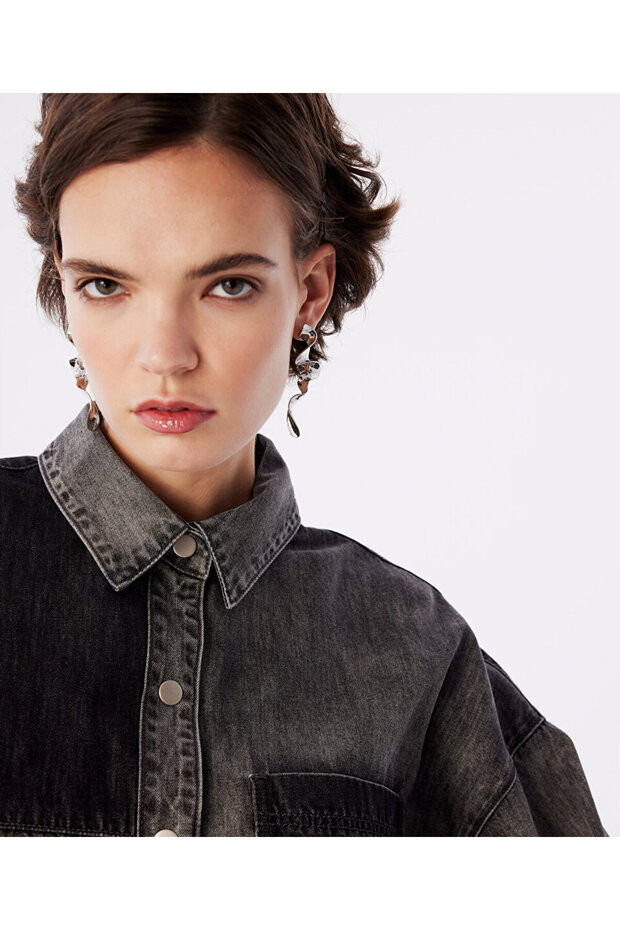 COLORBLOCK JEAN GÖMLEK - 6