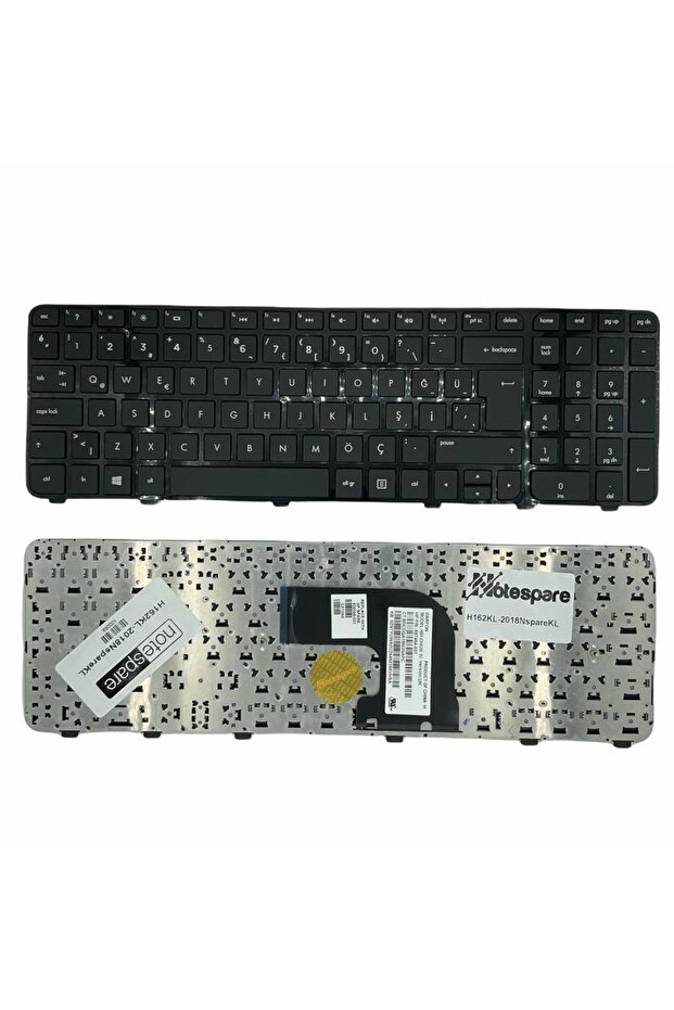Hp ile Uyumlu Pavilion DV6-7002ET, DV6-7002ST, DV6-7003ET, DV6-7003ST Notebook Klavye Siyah TR - 1