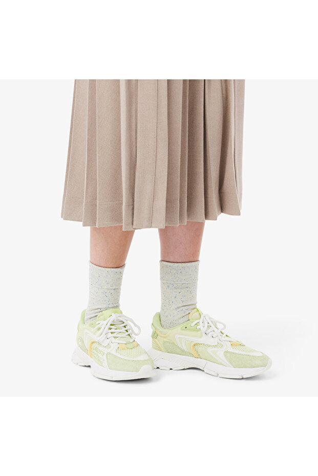 L003 Neo Kadın Yeşil/Beyaz Sneaker - 4