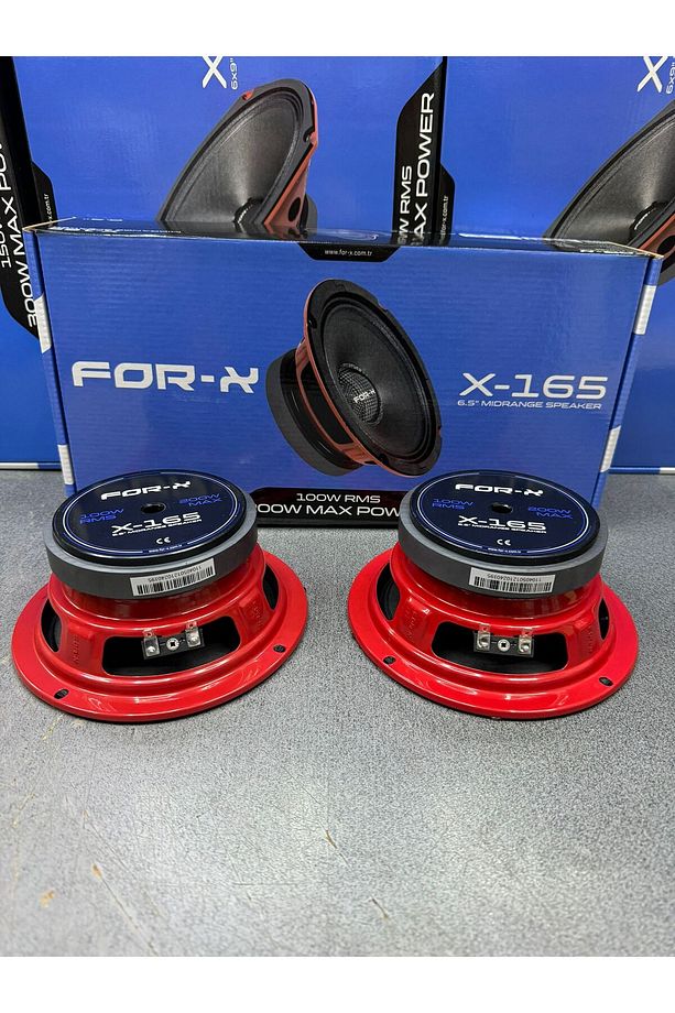 x-165  16cm  özel seri carbon midrange 200wat 100rms iki adet - 2