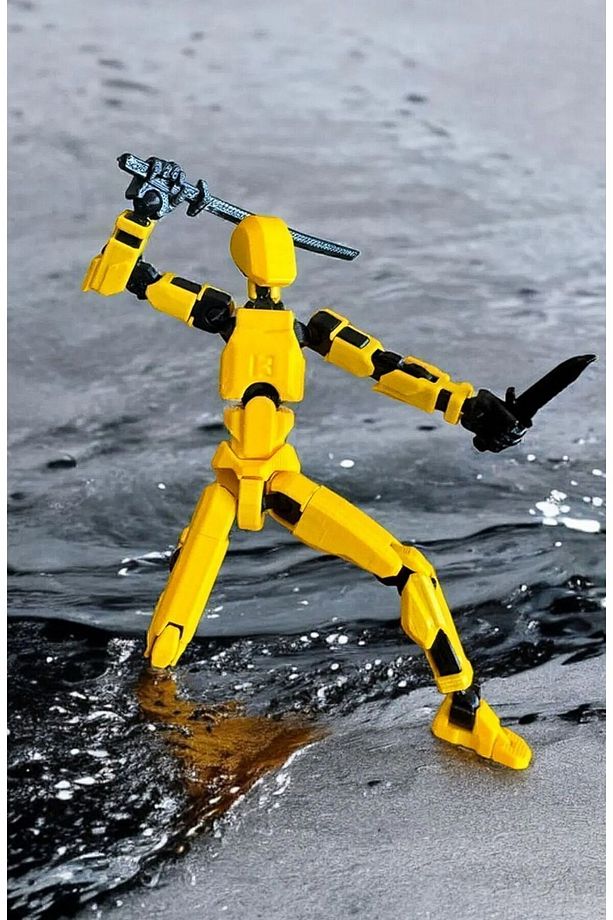 Titan 13 Dummy için Kanat ve V2.0 Silah Seti Figür 3D Figure Robot Hareketli KNK Oyuncak Aksesuar - 2