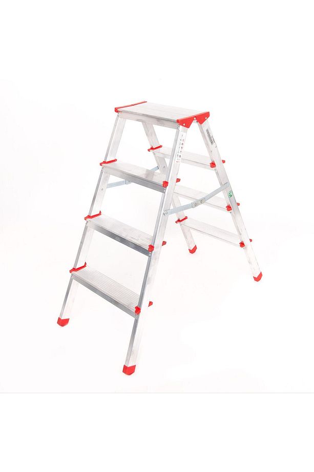 Alüminyum Çift Çıkışlı 4 Basamaklı Merdiven (91 CM) (ACCM.02) - 1