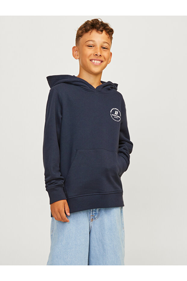 Jjeswift - Navy Blazer Sweat Hood Noos Jnr 12258968