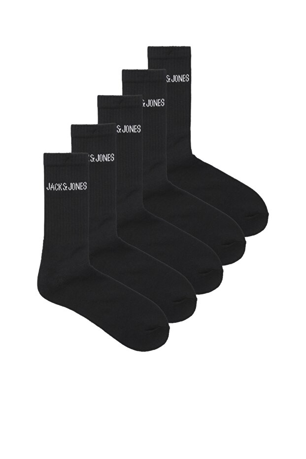 Jacregen Tennis Socks 5 Pack - Jnr Noos 12266889 Black