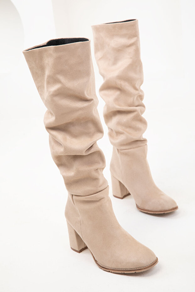 Velúr bőrű csizma 19876 - 2