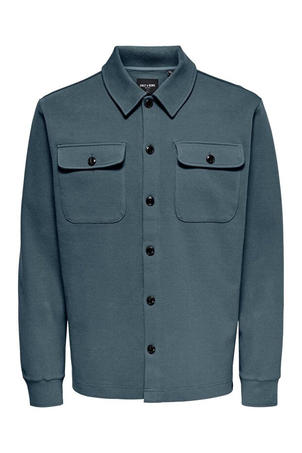 Onsnewkodyl Overshirt Sweat Noos 22021279 Stormy Weather