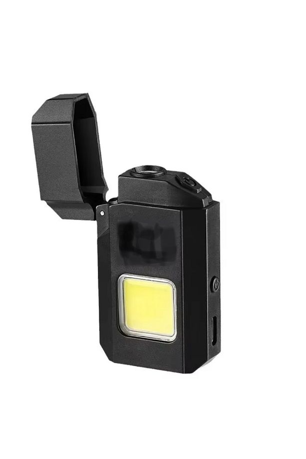 Şarjlı çakmak rezistanslı USB şarjlı çakmak el fenerli çakmak gazsız çakmak - 1