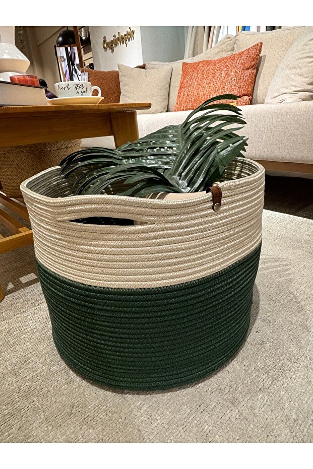Amaterasu Jute Straw Basket, Organizer Basket, Woven Basket 40 cm x 30 cm
