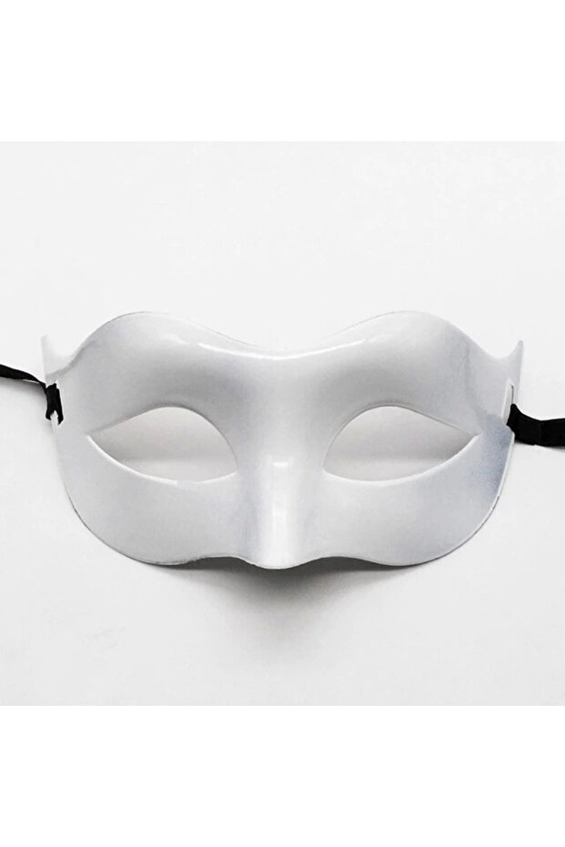 White Color Masquerade Costume Party Venetian Ball Mask