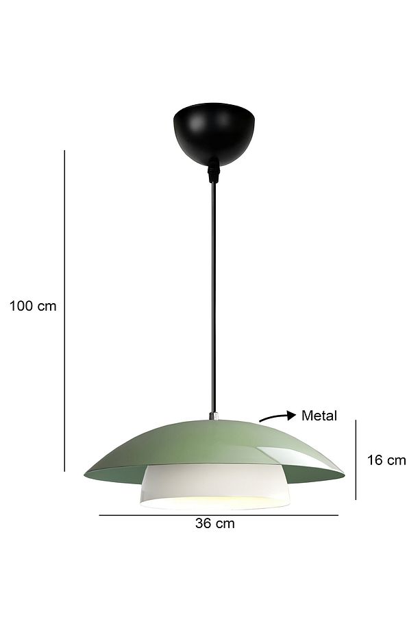 Homing Luna İskandinav Tarz Metal Sarkıt Mint Yeşil 241701 - 3